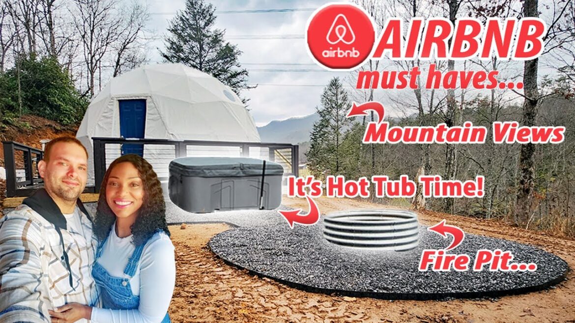 Airbnb must have outdoor amenities for SUPER HOST STATUS!! "its hot tub time" backyard landscapes.