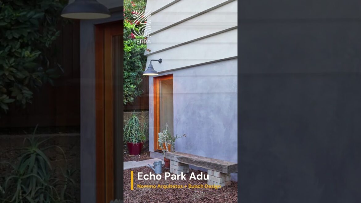 A linear skylight guides you through the house