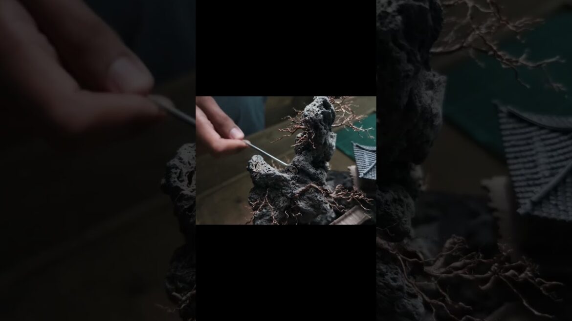 making a mini Early Spring garden  #terrarium #bonsaiideas #bonsai #bonsaiprojects #shorts