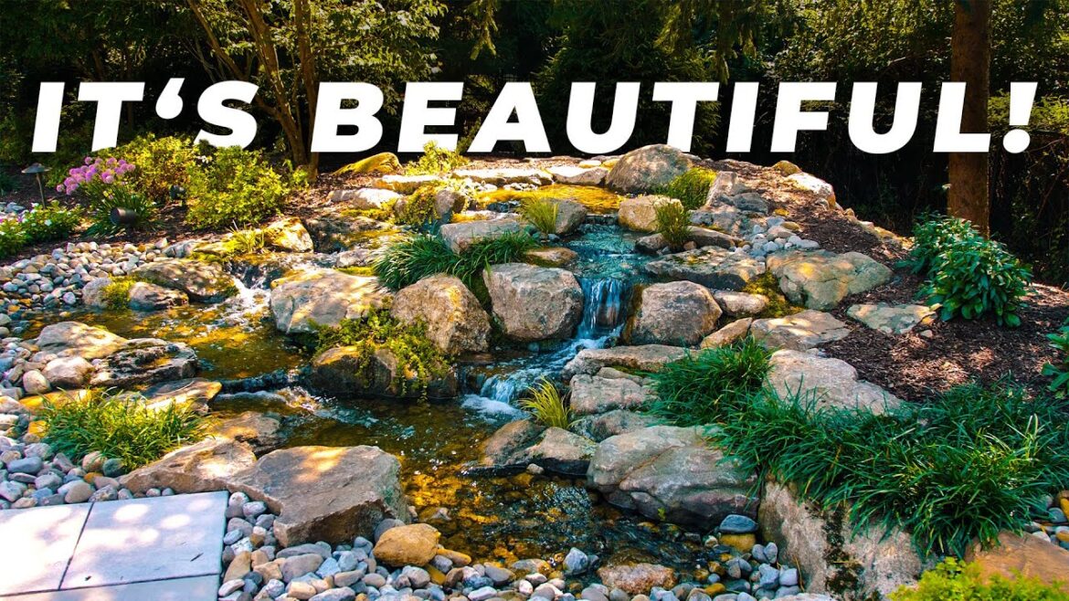 Backyard Waterfall Reveal: Stunning Double Waterfall Transformation You’ll Love!