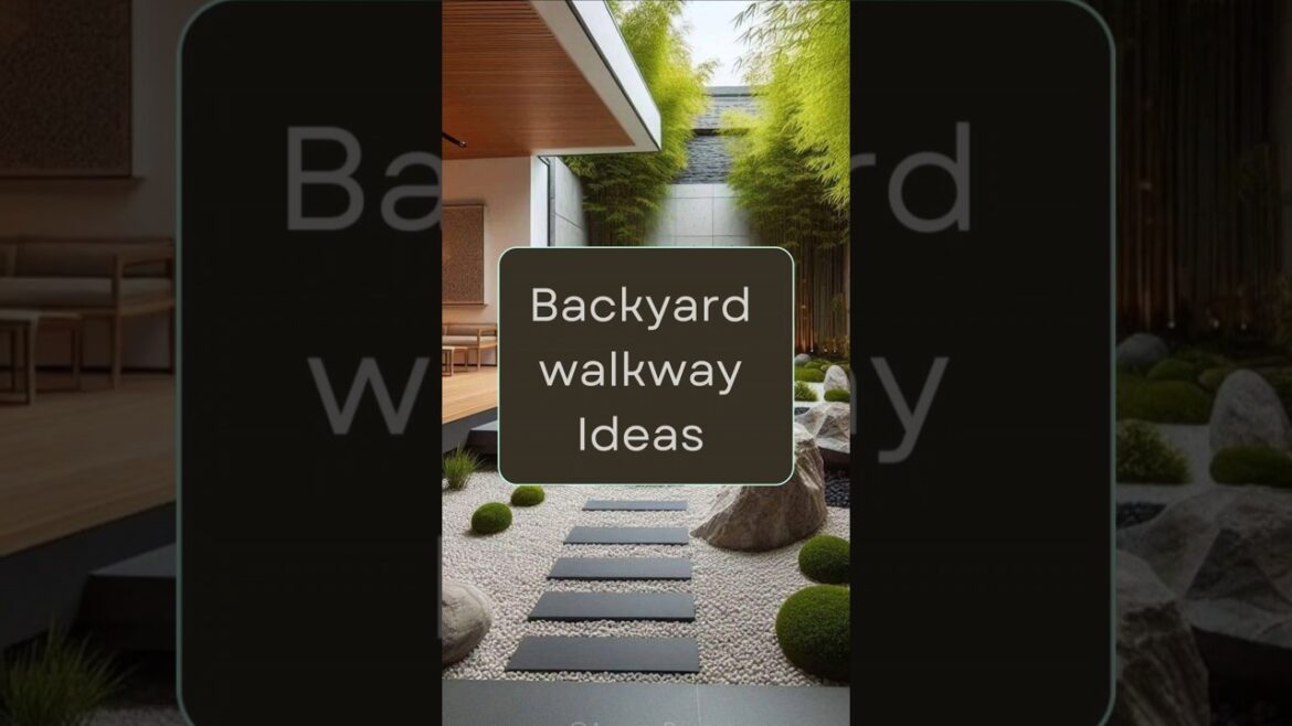 Backyard Walkway Ideas #backyard #shorts #trendingshorts #home