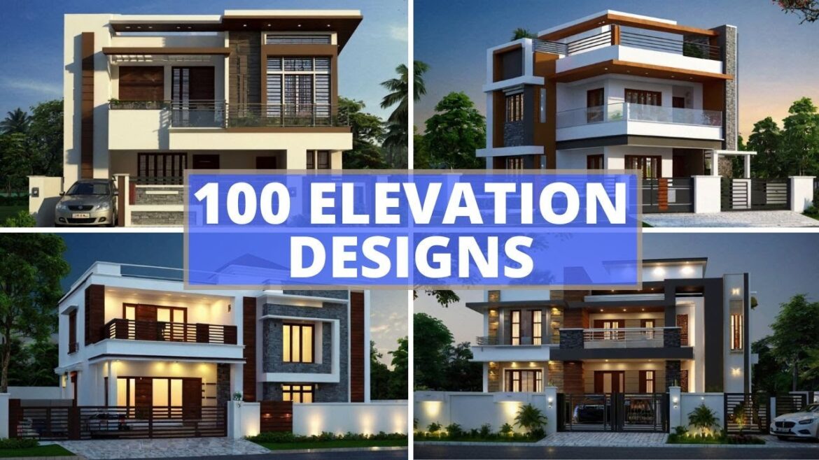 Top 100 Front Elevation designs for small to large double storey houses | house front design