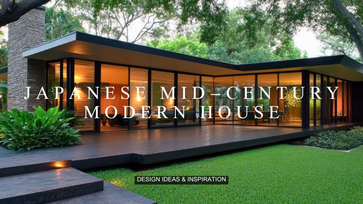 Bold Elegance in Japanese Mid Century Modern House, Design Ideas & Inspiration