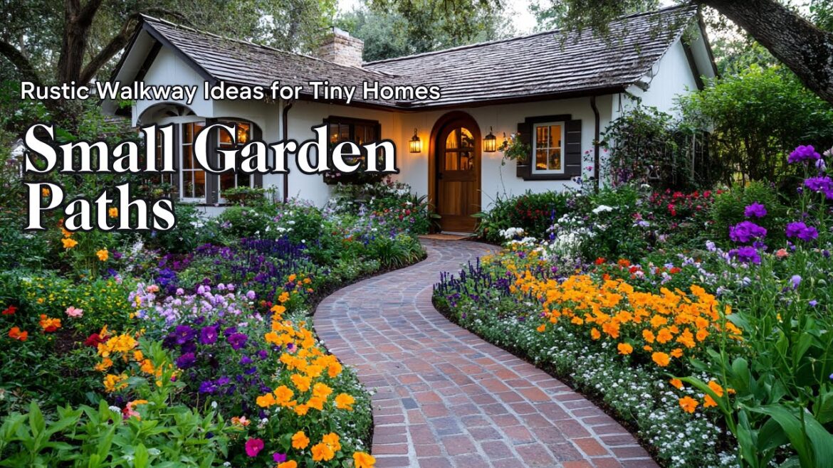 Small Garden Paths: Rustic Walkway Ideas for Tiny Homes