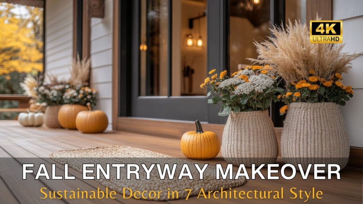 Eco-Friendly Fall Entryway Makeover: Sustainable Decor Ideas for Every Architectural Style