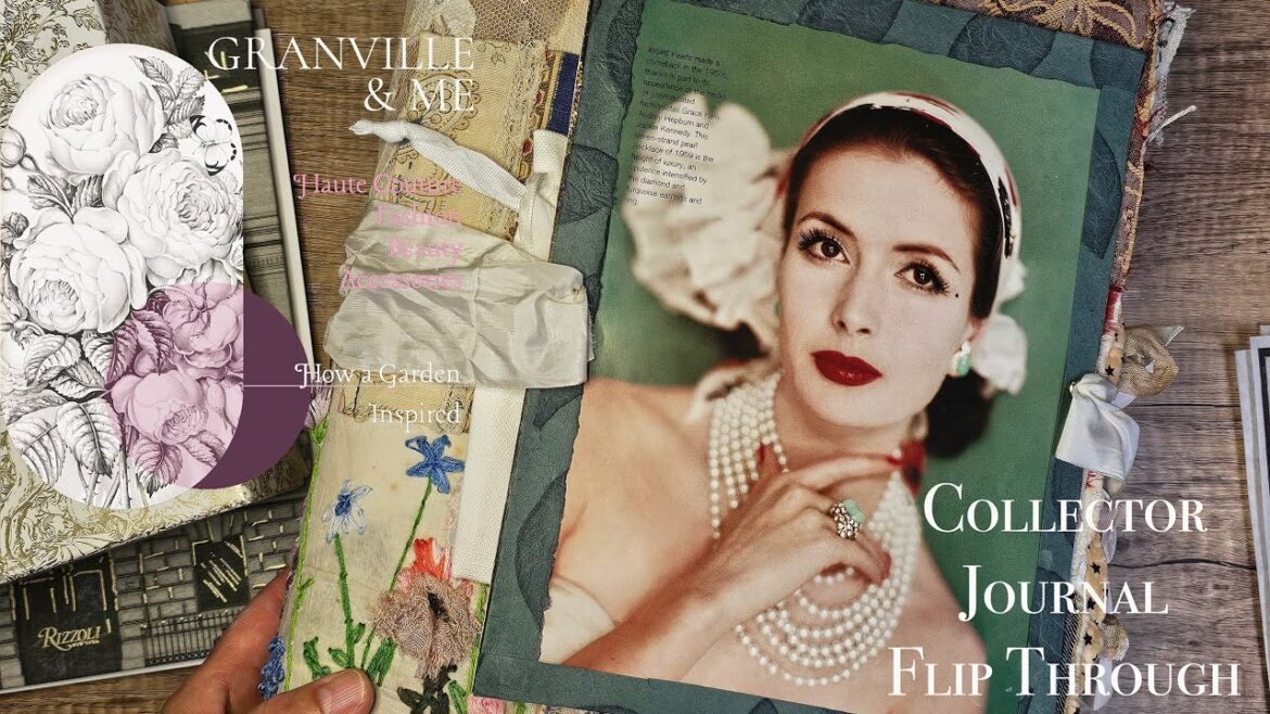 Garden Inspiration in Fashion & Design - Journal Flip Through Pt 1