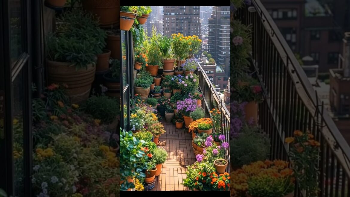 Sorry, but the balcony's been booked by me #shorts #garden