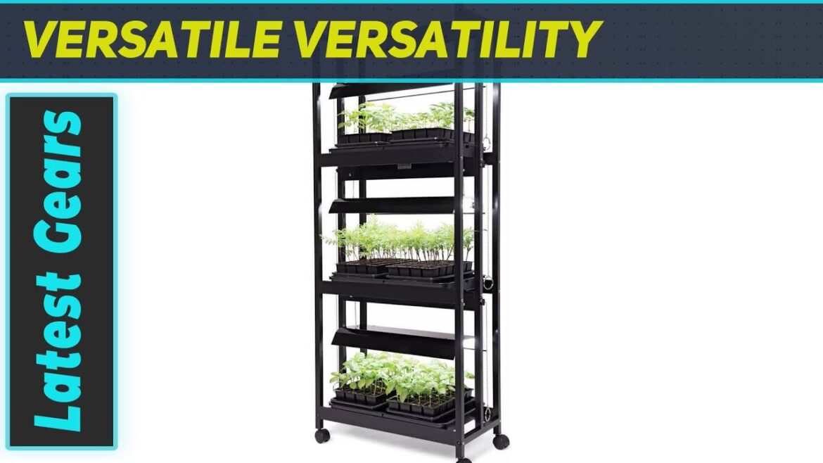 LED Sunlite Compact 3-Tier Grow Light System for Indoor Gardening Excellence