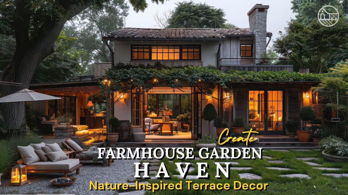 The Farmhouse Garden Design and Terrace Inspiration You've Been WAITING FOR