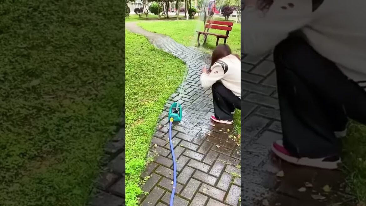 garden swinging motion activated sprinkler lawn sprinkler system #shorts #tips #home #plants #green garden swinging motion activated sprinkler lawn sprinkler system #shorts #tips #home #plants #green