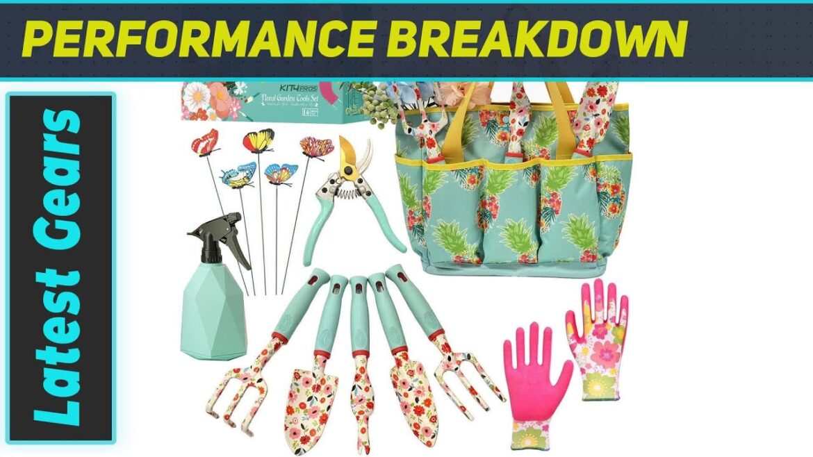 Floral Garden Tool Set - The Best Gardening Kit for Green Thumbs!