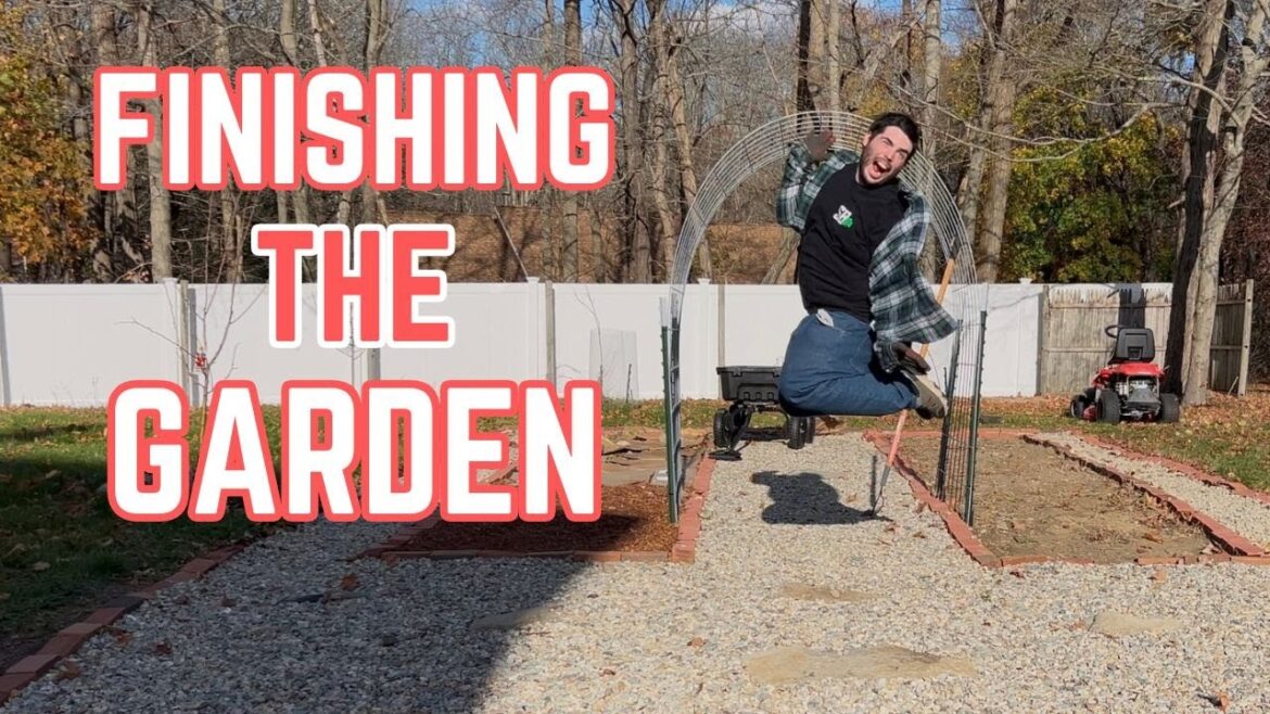 DIY garden FINALLY finished! [Lawn to Garden] Ep 6
