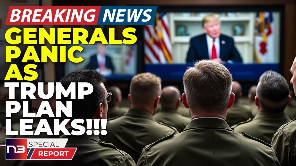 🚨BREAKING: Trump's Plan For The Military Just Leaked And Now Every General In DC Is Freaking Out