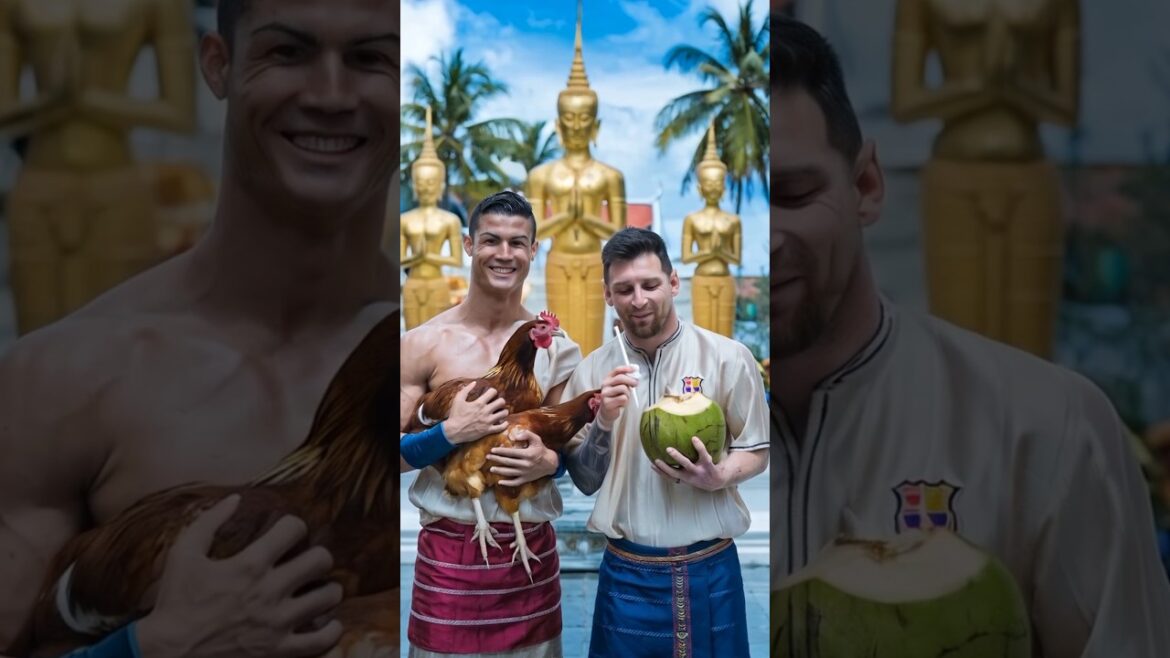 Ronaldo and Messi visit Thailand โ๐ป Ronaldo and Messi visit Thailand โ๐ป