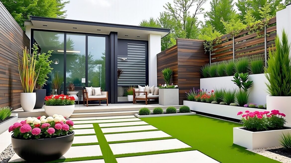 200 Modern Home Garden Landscaping Ideas 2024 | Backyard Garden Wall Design Inspiration P3