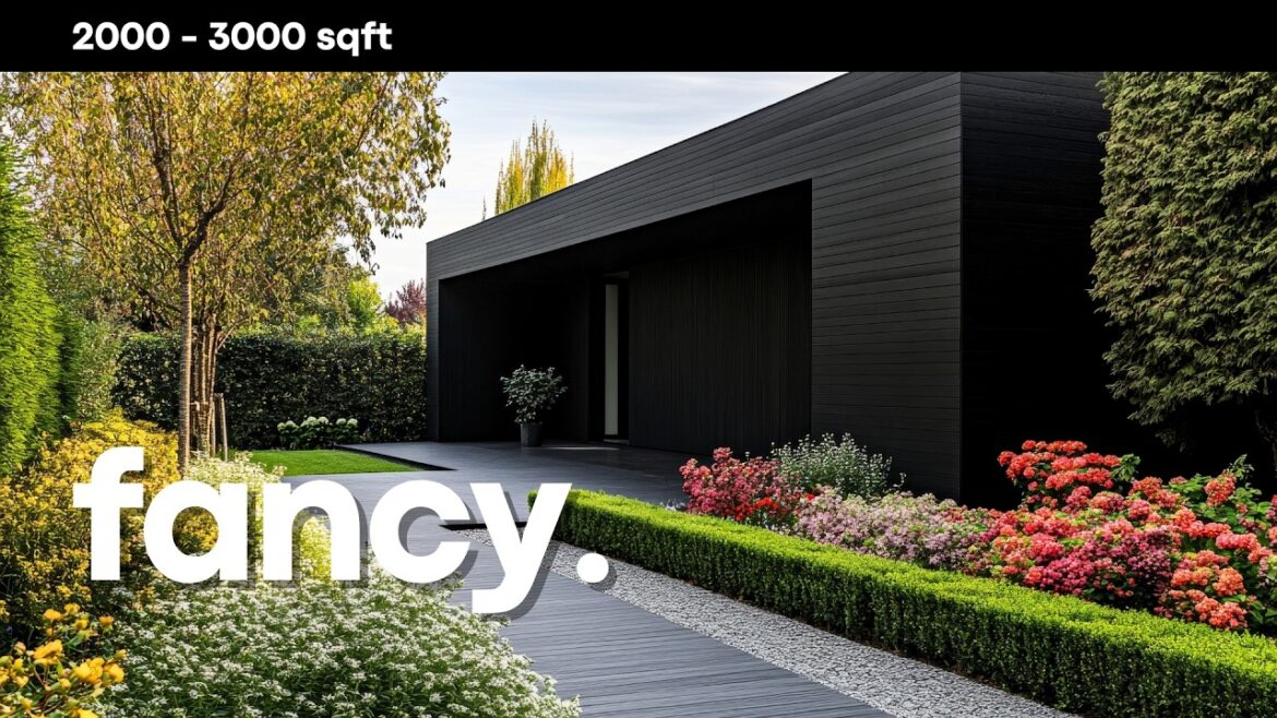 Elegant Modern Black House: Design Your Dream Family Garden with Stunning Interior and Exterior Idea Elegant Modern Black House: Design Your Dream Family Garden with Stunning Interior and Exterior Idea