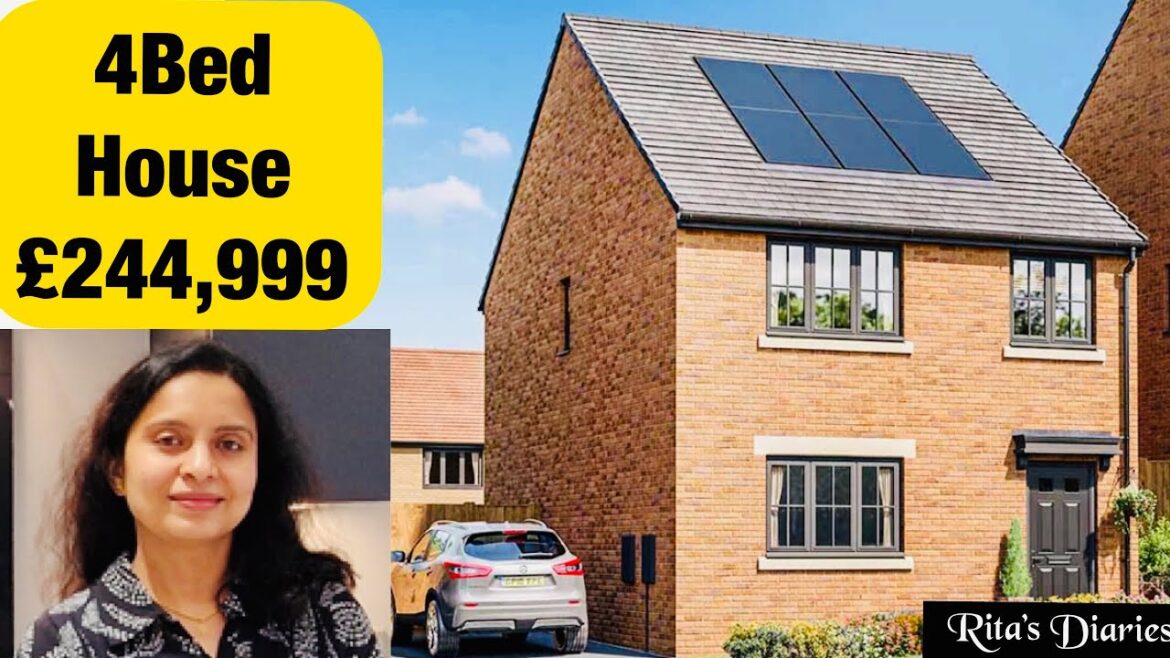 Cheapest 4 Bed House Tour in UK 🇬🇧 £244,995 || The Thornton from Keepmoat homes 🏡 @ Thurnscoe