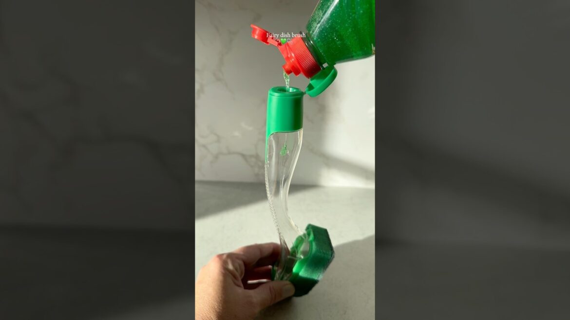 Fairy dish brush refill 💚🫧 #cleantok #brush #refill #new #dishsoap #satisatin f#aesthetic #viral