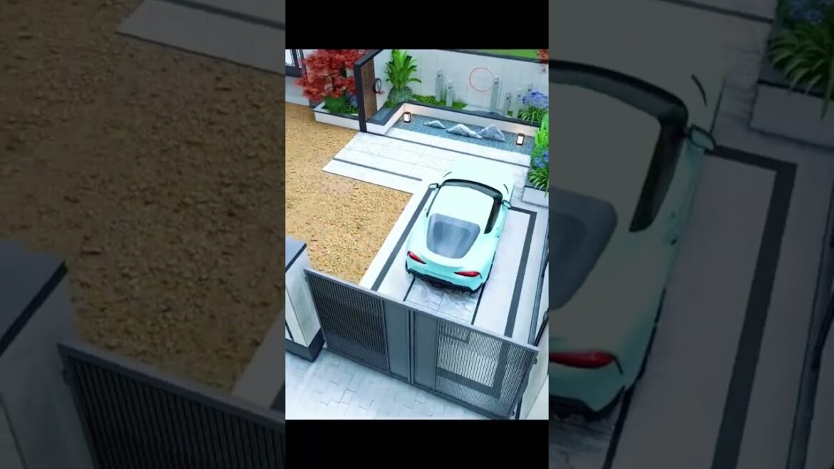 Yard Transformation#Garden Design#Remote control doors#Wall designs#Home decorations