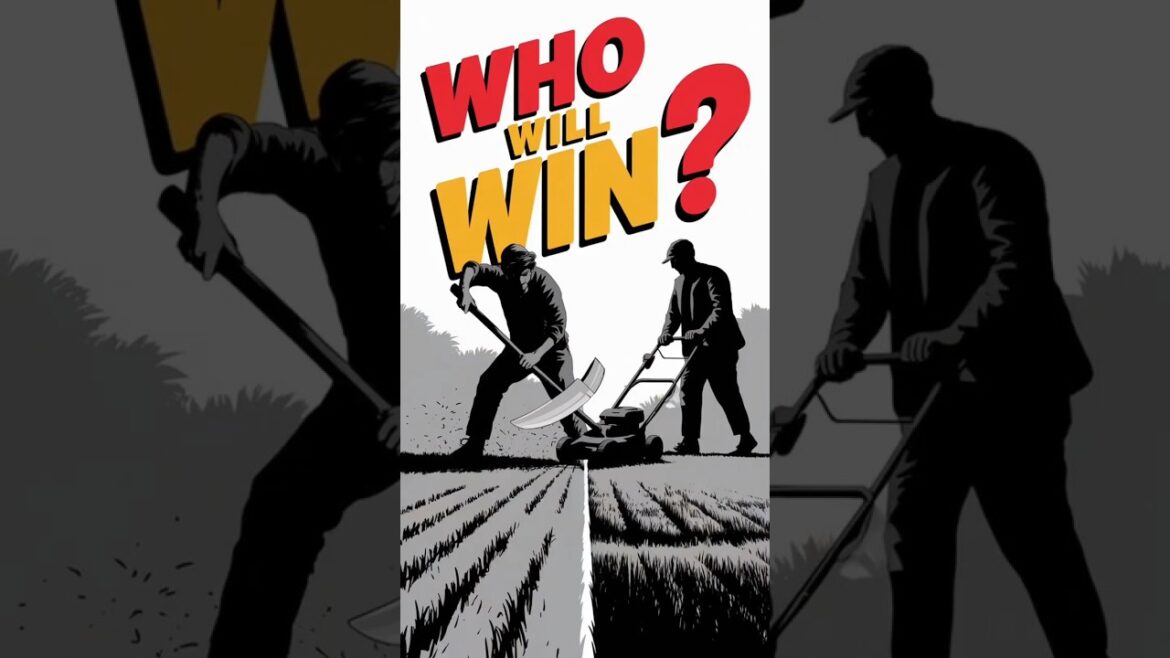 Traditional SCYTHE Takes On Modern LAWNMOWER, The Winner Will Shock You! PART 2 Traditional SCYTHE Takes On Modern LAWNMOWER, The Winner Will Shock You! PART 2