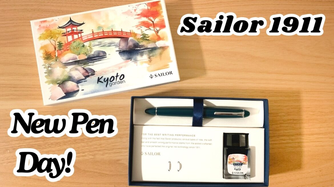 Sailor Kyoto Gardens 1911L Ringless Koke Pen Unboxing (European Exclusive) Sailor Kyoto Gardens 1911L Ringless Koke Pen Unboxing (European Exclusive)