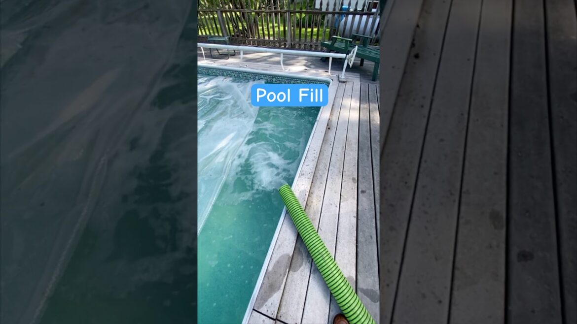 Pool fill #satisfying #pool #water #truck