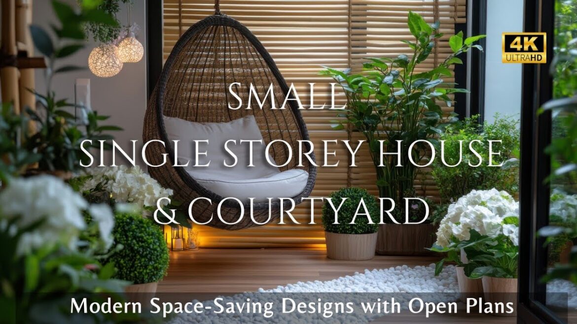 Small Single Storey Houses: Modern Space-Saving Designs with Open Plans and Courtyard Retreats Small Single Storey Houses: Modern Space-Saving Designs with Open Plans and Courtyard Retreats