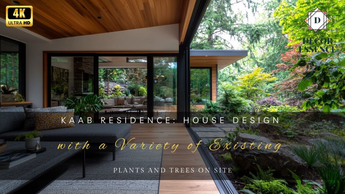 Kaab Residence: House Design with a Variety of Existing Plants and Trees on Site Kaab Residence: House Design with a Variety of Existing Plants and Trees on Site