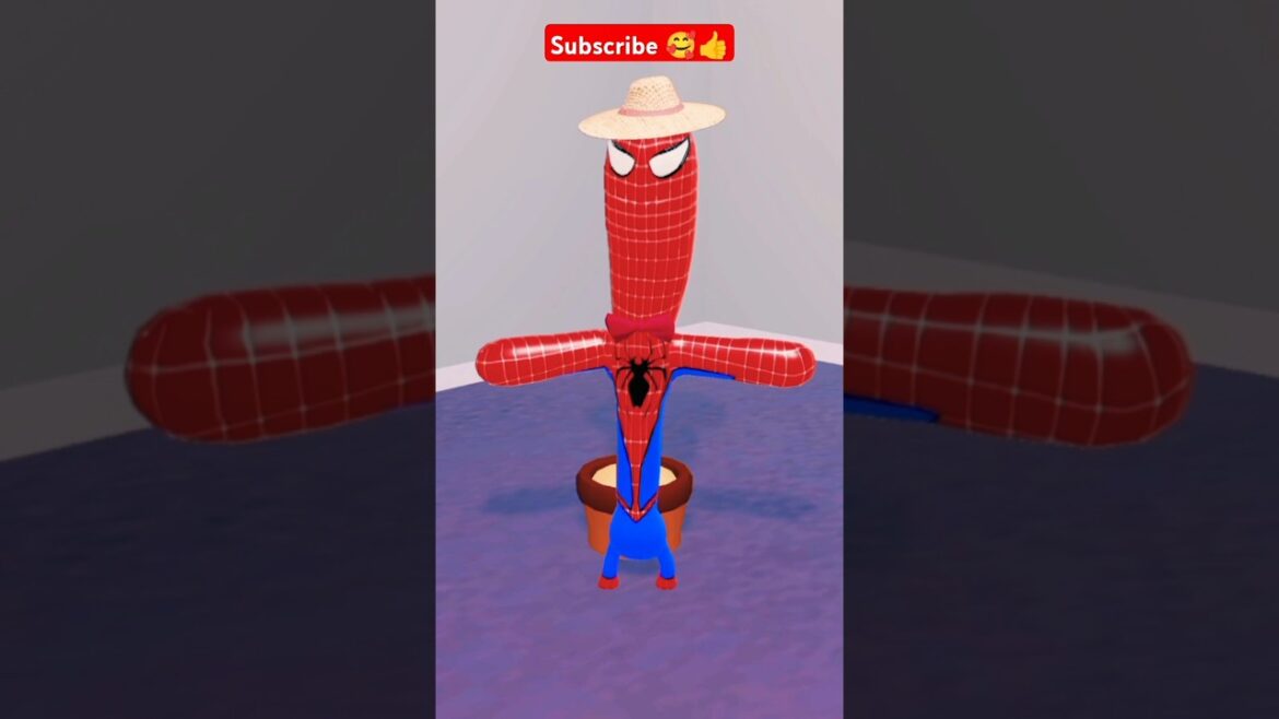 sui wala cartoon red Spider-Man #shots  #dance  #funny