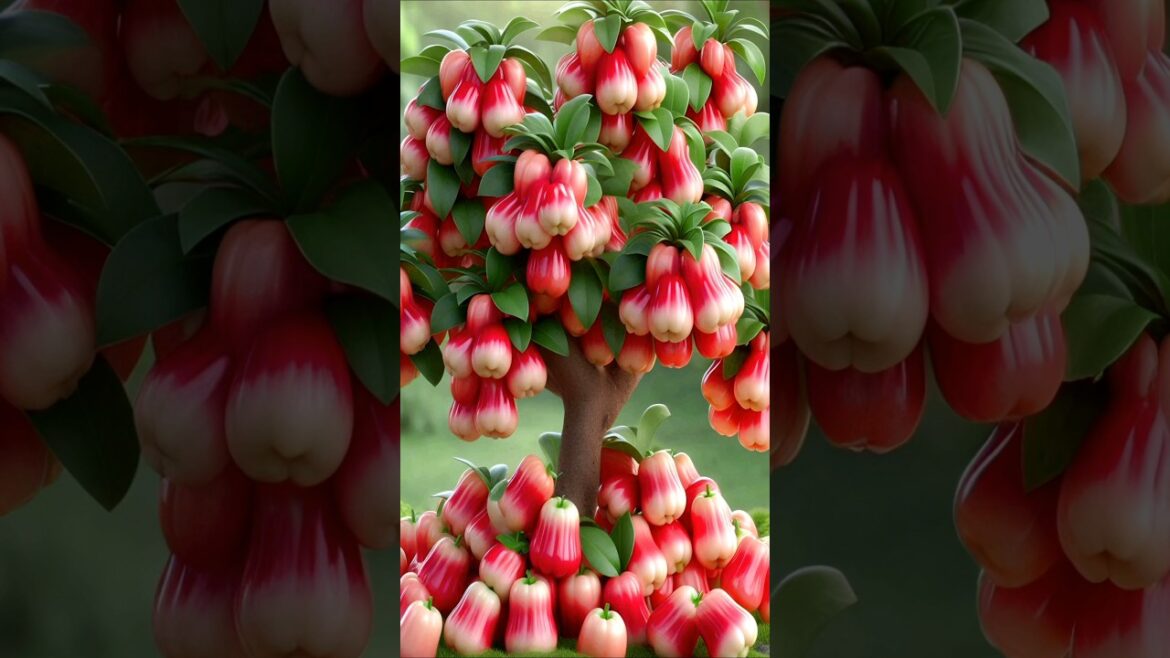 Easy and fast technique for planting and growing waxapple fruit trees. #gardening Easy and fast technique for planting and growing waxapple fruit trees. #gardening