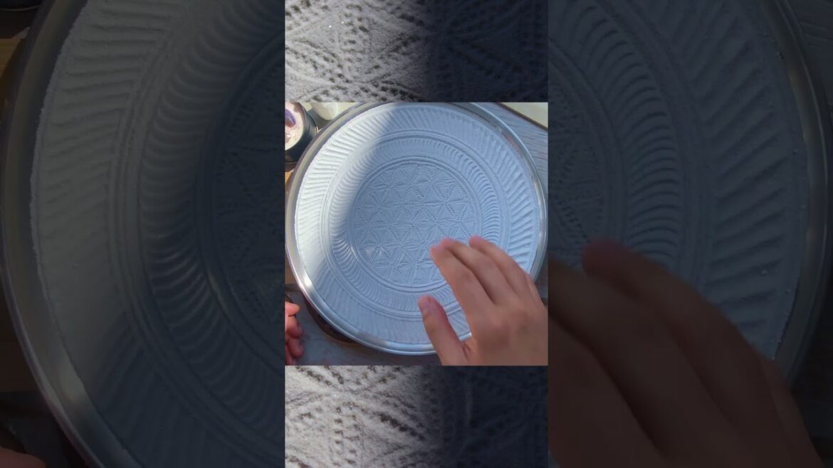 meditation relaxing Sand mandalas #creativemindfulness #japanesegarden #handpan