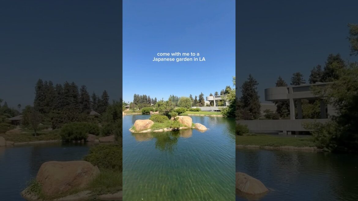 come with me to a japanese garden in LA