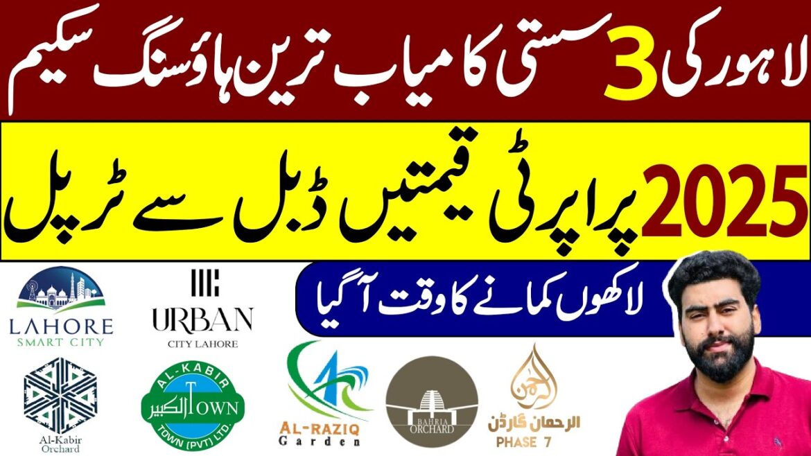 Top 3 Affordable Housing Societies in Lahore | Real Estate Investment 2024 - 2025 | Sikandar Zaman