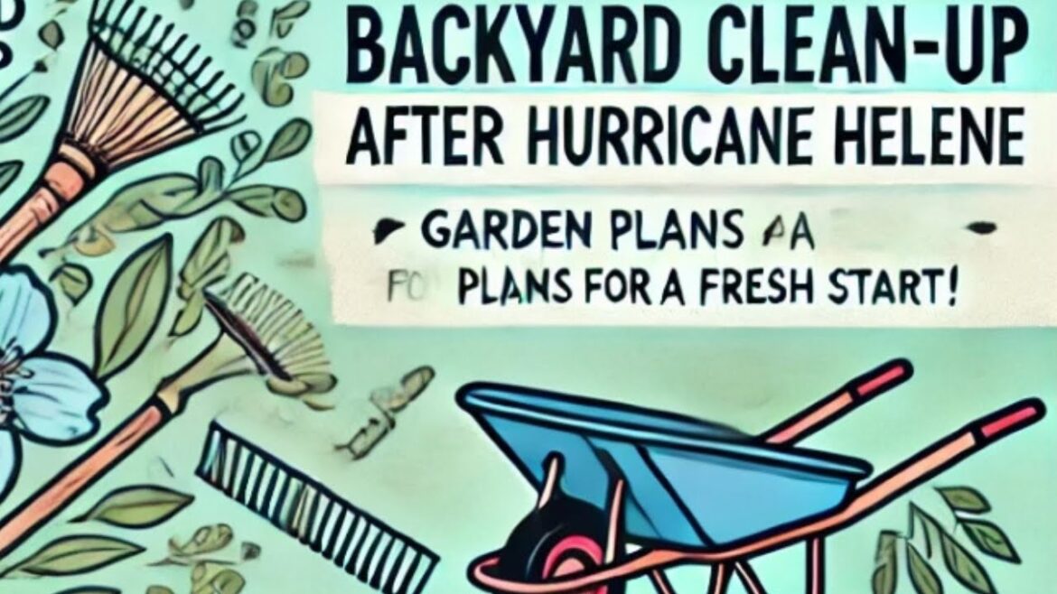 Backyard Clean-Up After Hurricane Helene | Garden Plans for a Fresh Start!