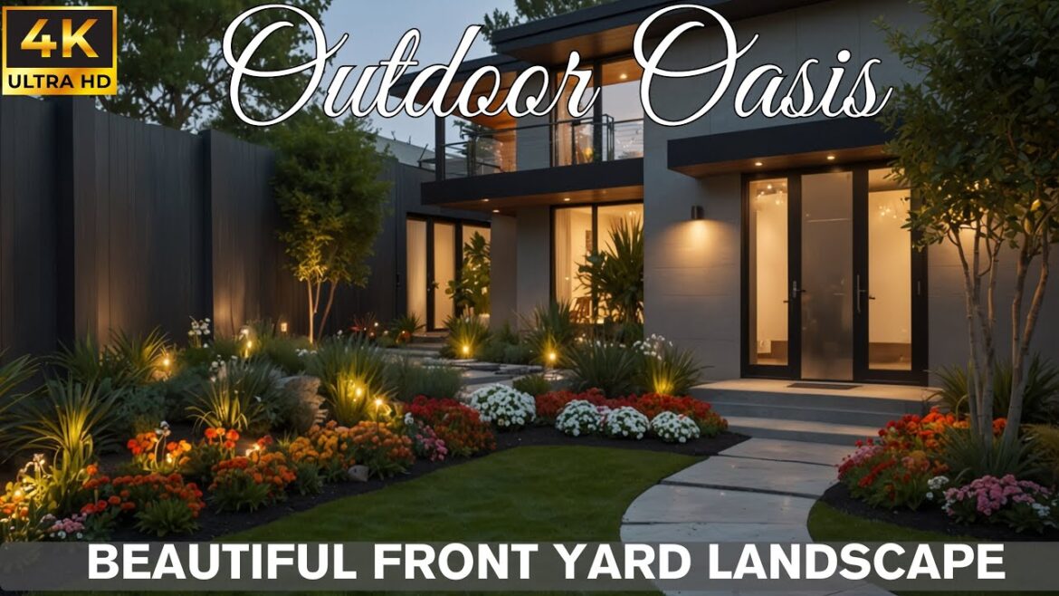 Beautiful Front Yard Landscape: Transforming your tiny front yard into a stunning outdoor oasis