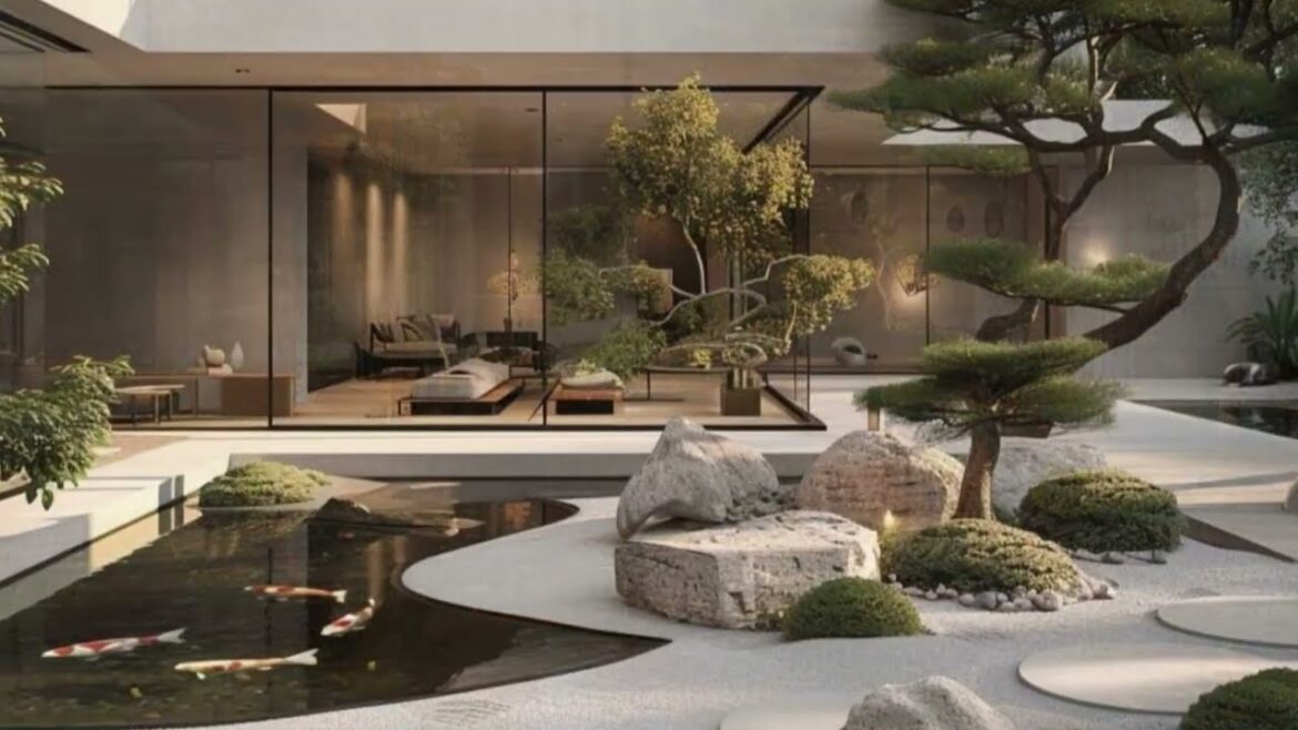 Japanese-Style Indoor Garden Design