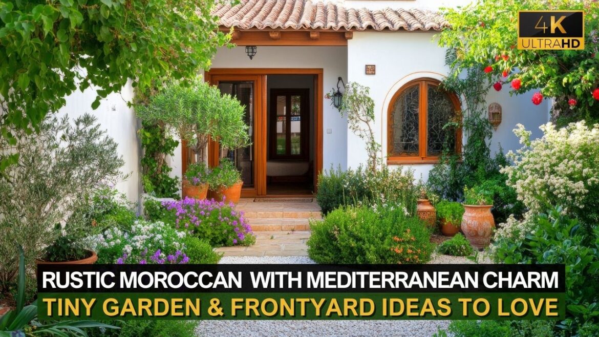 Rustic Moroccan Homes with Mediterranean Charm: Tiny Garden and Frontyard Ideas to Love Rustic Moroccan Homes with Mediterranean Charm: Tiny Garden and Frontyard Ideas to Love