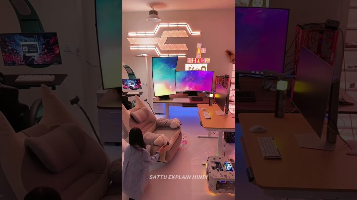 Japanese Gamer Girl Orders Epic Gaming Chair—Her Setup Is Next Level! #shortsvideo