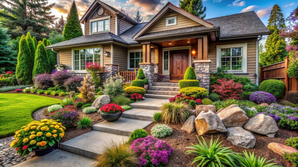 Rustic Front Yard Landscaping Made Simple | Get Inspired!