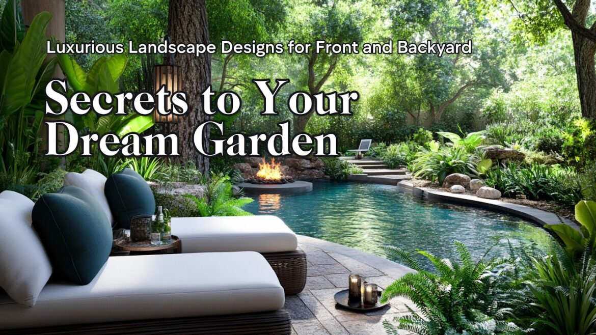 Luxurious Landscape Designs for Front Yard and Backyard: Secrets to Your Dream Garden