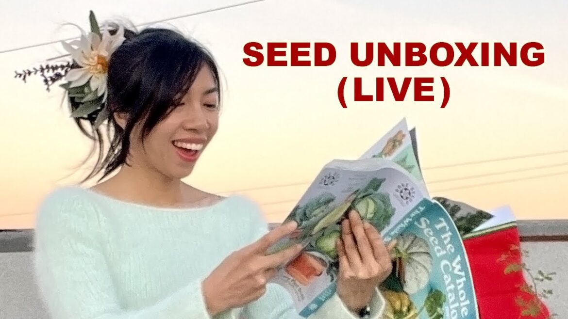 Garden Hangout GOES LIVE with Seed Surprises!