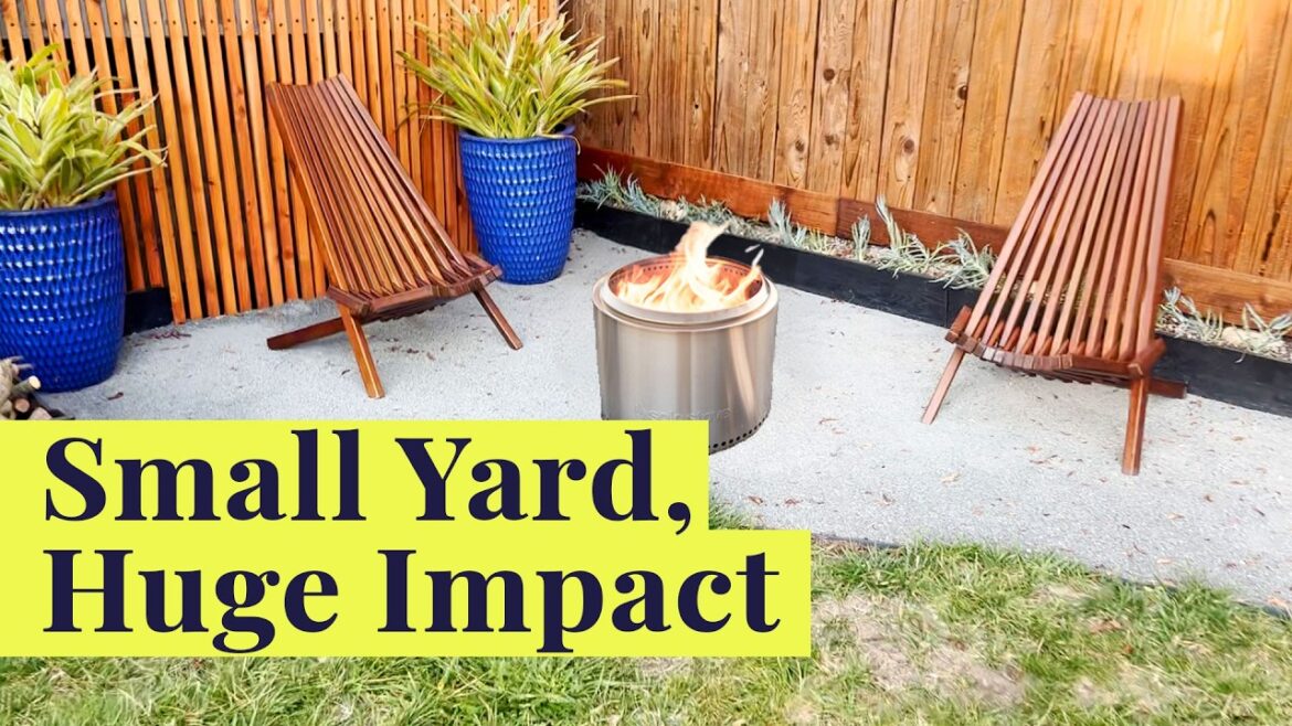 DIY Backyard Fire Pit Transformation