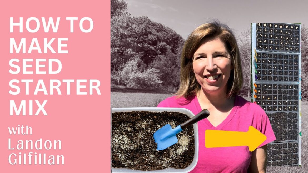 How to Make Seed Starter Mix (& Start Larger Seeds in Trays) | Garden 2024 How to Make Seed Starter Mix (& Start Larger Seeds in Trays) | Garden 2024