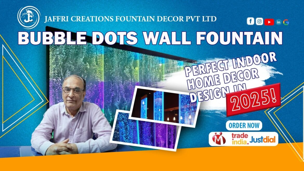 Bubble Dots Wall Fountain | Perfect Indoor Home Decor Design in 2025