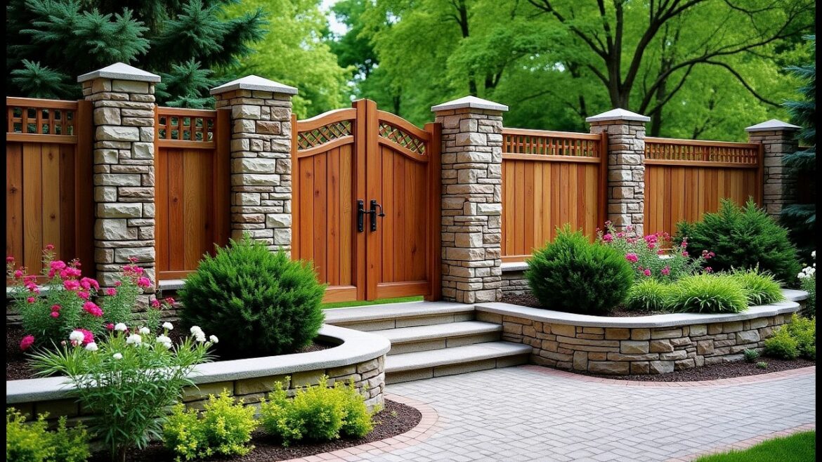 Creative Decorative Stone Ideas for Front Fence Design | Achieve a Timeless Look Creative Decorative Stone Ideas for Front Fence Design | Achieve a Timeless Look