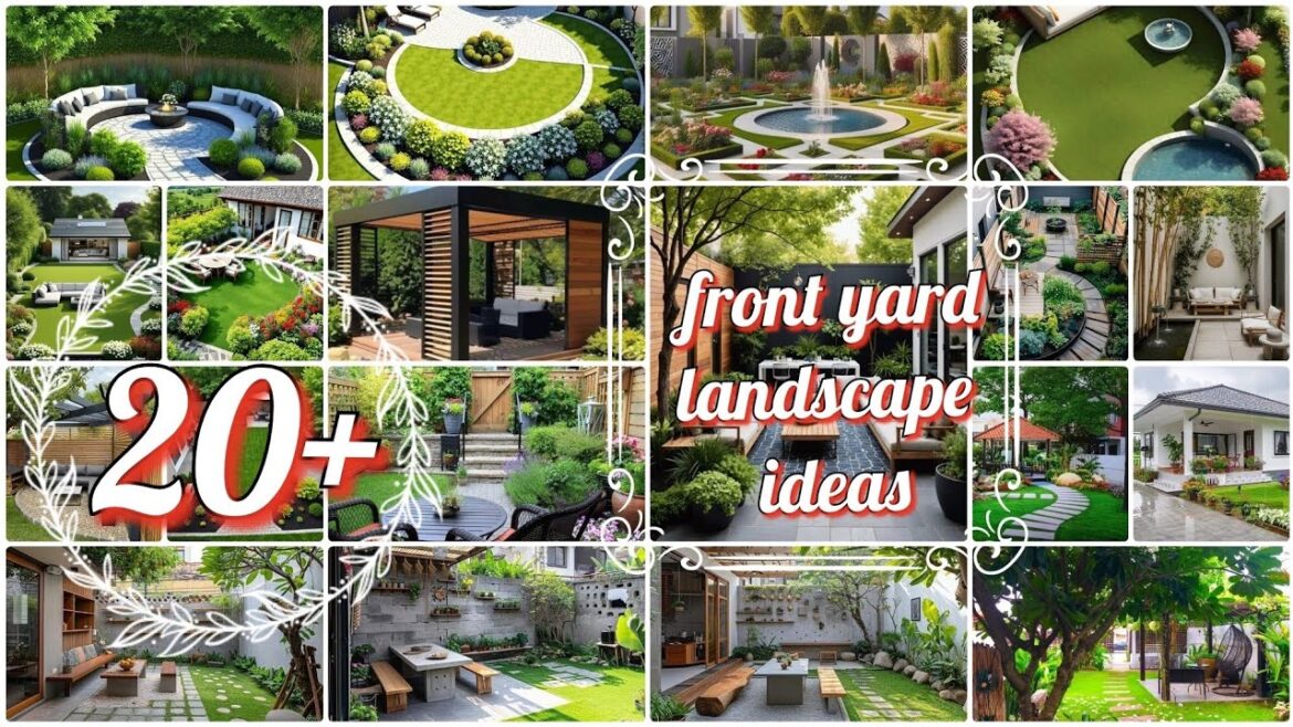 Few Simple and Wonderful Front Yard Landscaping Ideas in Budget #ytvideo #viralvideos #foryou