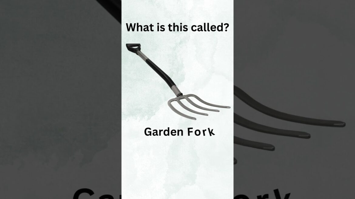 Can you know name these essential gardening tools? English in Vocabulary