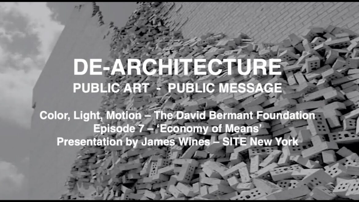 COLOR LIGHT MOTION - Episode 7: James Wines