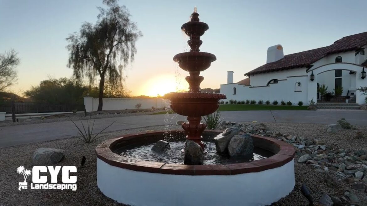 Backyard and Front Yard Project in Phoenix, AZ by CYC Landscaping