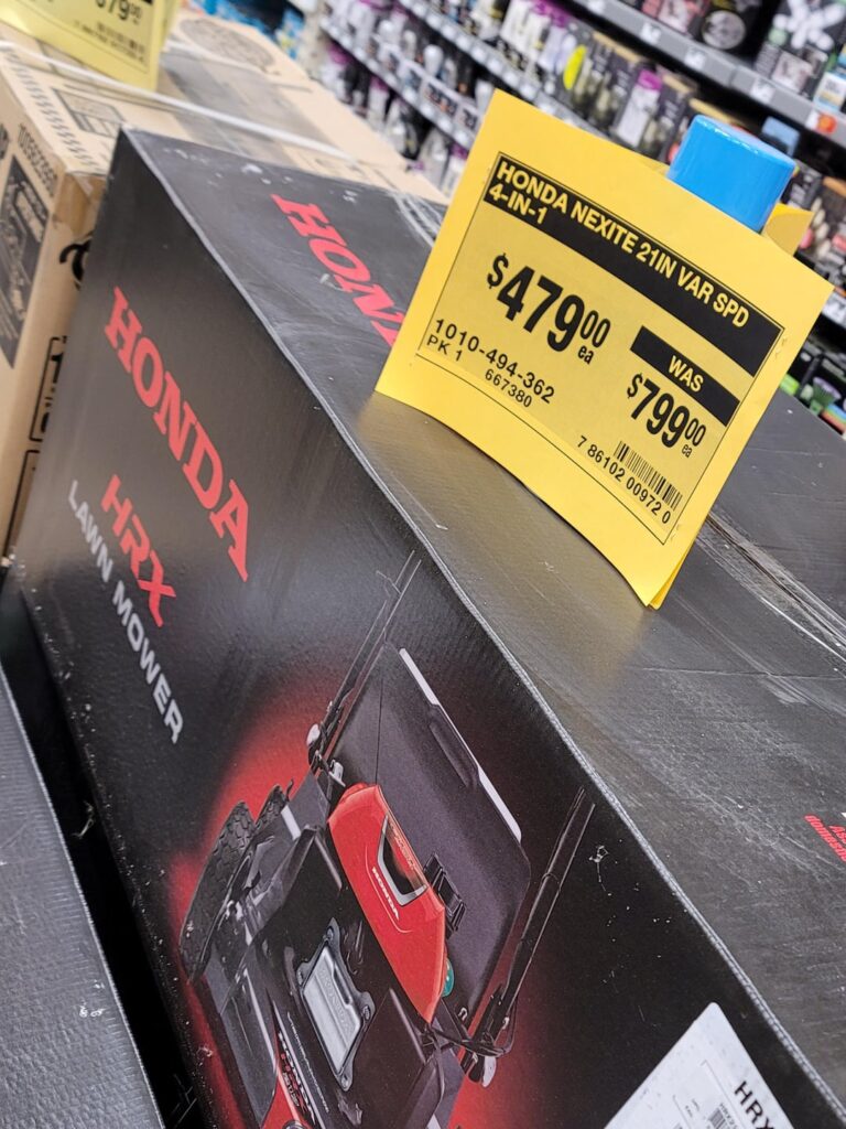 Good deal? Honda Mower